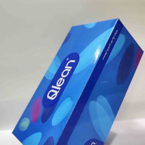 دستمال کاغذی جعبه ای150برگ دولایه کیولین