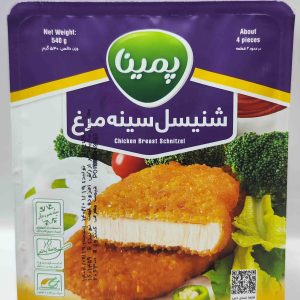 شنیسل سینه مرغ پمینا540گرم