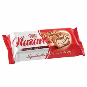 کیک روغنی کاکائویی وانیلی نظری100گرم