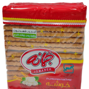 بیسکوییت جو خوشه جمانه شهد توت200گرم