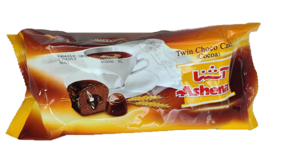 کیک شکلاتی شوکودوقلو اشنا80گرم
