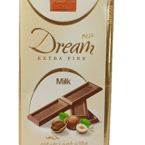 شکلات شیری با مغز فندق دریم شیرین عسل60گرم