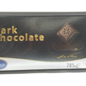 شکلات تلخ 78% شونیز 100گرم