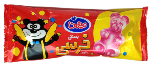 بستنی خرسی با طعم توت فروتی میهن