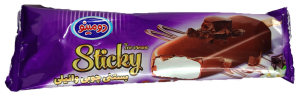 بستنی چوبی وانیلی روکش شکلات دومینو