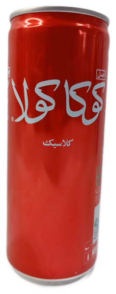 نوشابه کوکا کولا قوطی250میلی