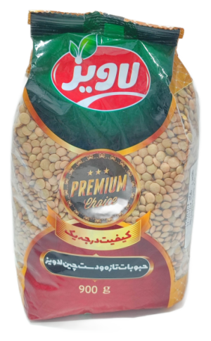 عدس سبز900گرم لاویز