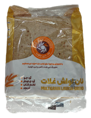 نان لواش غلات آرد جو تک نان230گرم