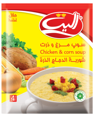سوپ مرغ و ذرت الیت