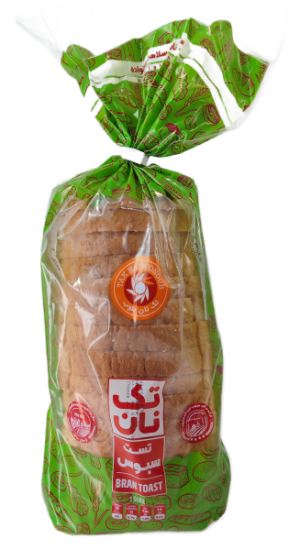 نان تست سبوس نان 530گرم