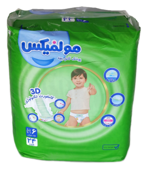پوشک مولفیکس سایز 6-24عددی