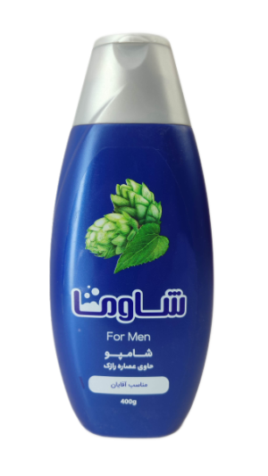 شامپو حاوی عصاره ی رازک مناسب اقایان 400گرم