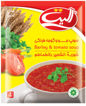 سوپ جو وگوجه فرنگی الیت