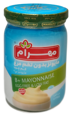 سس مایونز بدون تخم مرغ کم چرب مهرام 255گرم