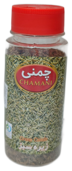 زیره سبز بطری چمنی 100گرم