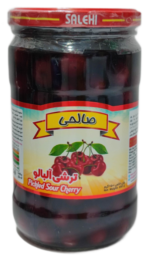 ترشی آلبالو شیشه ای صالحی65گرم