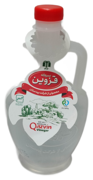 سرکه سفید بطری قزوین500میلی لیتر