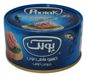 کنسرو تن ماهی در روغن گیاهی پولک 180گرم