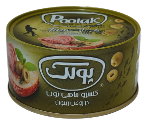 کنسرو تن ماهی در روغن زیتون پولک180گرم