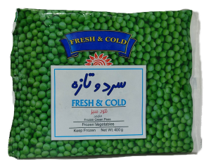 نخود سبز منجمد سردو تازه400گرم