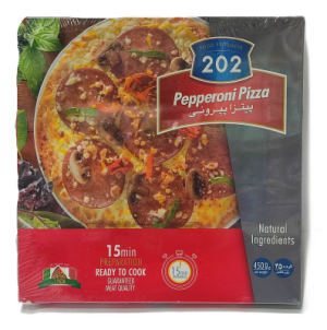 پیتزا پپرونی 202نیمه آماده 450گرم