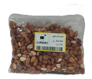 مغز بادام شور بسته ای120گرم
