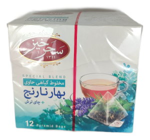 دمنوش بهار نارنج و چای ترش سحر خیز 12عددی