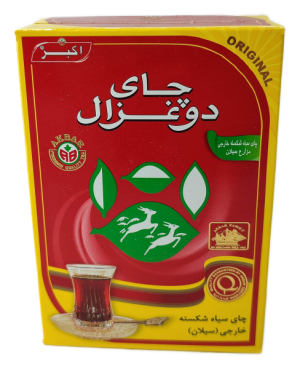 چای سیاه دو غزال100گرم